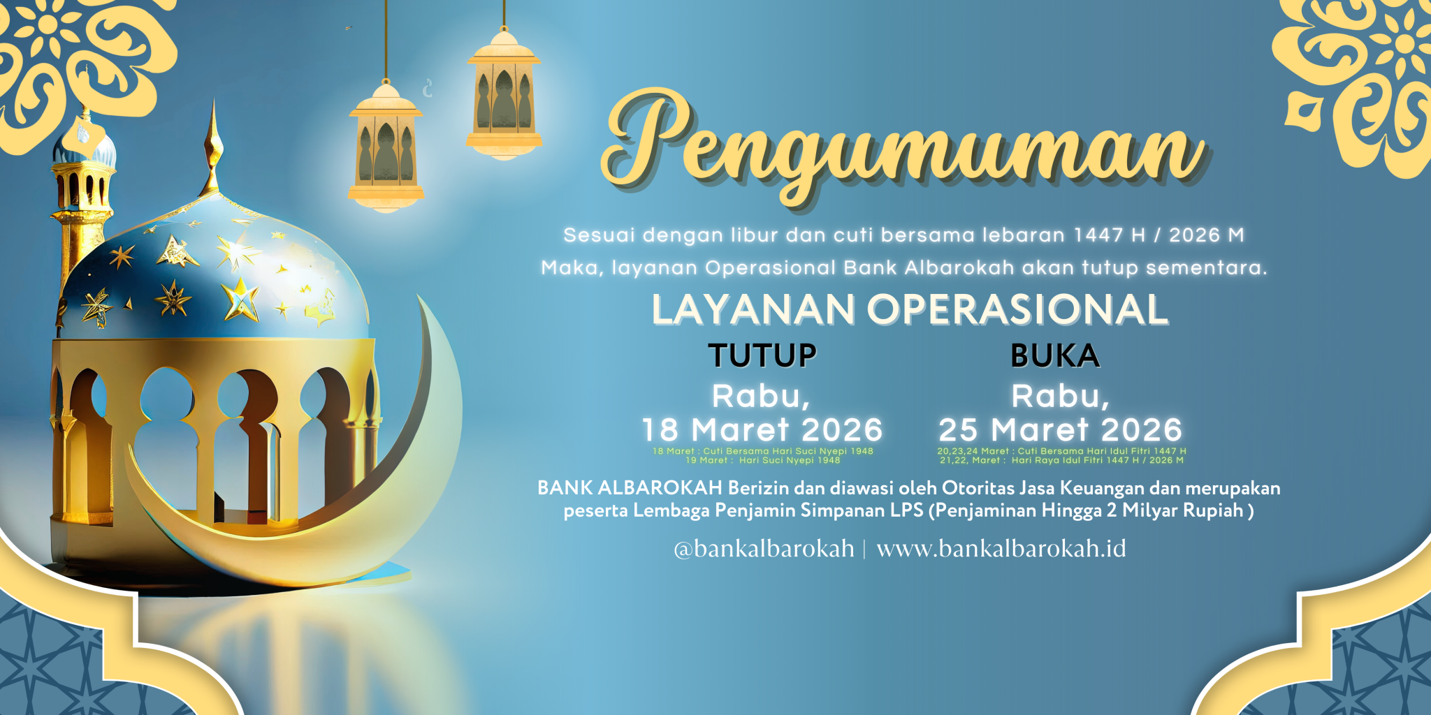 Libur Lebaran 2026 M web